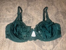 Mamselle Sessions Lace Green Unlined Underwire Vintage Bra 1431 Sz 40C New