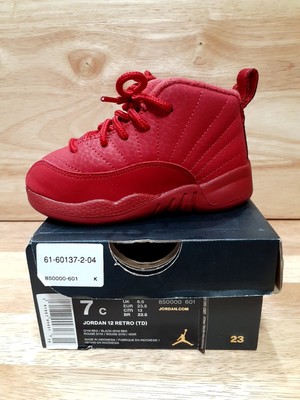 Nike Air Jordan 12 XII Retro TD Bulls Gym Red 850000 601
