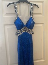 Prom Dress Royal Blue Xs 