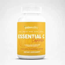 Paleovalley Essential C Complex Vitamin C Organic 60 Caps - EXP 2027+