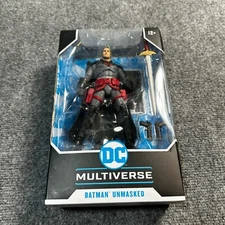 NEW Batman Action Figure Unmasked DC Multiverse Flash Point Thomas Wayne Boxed