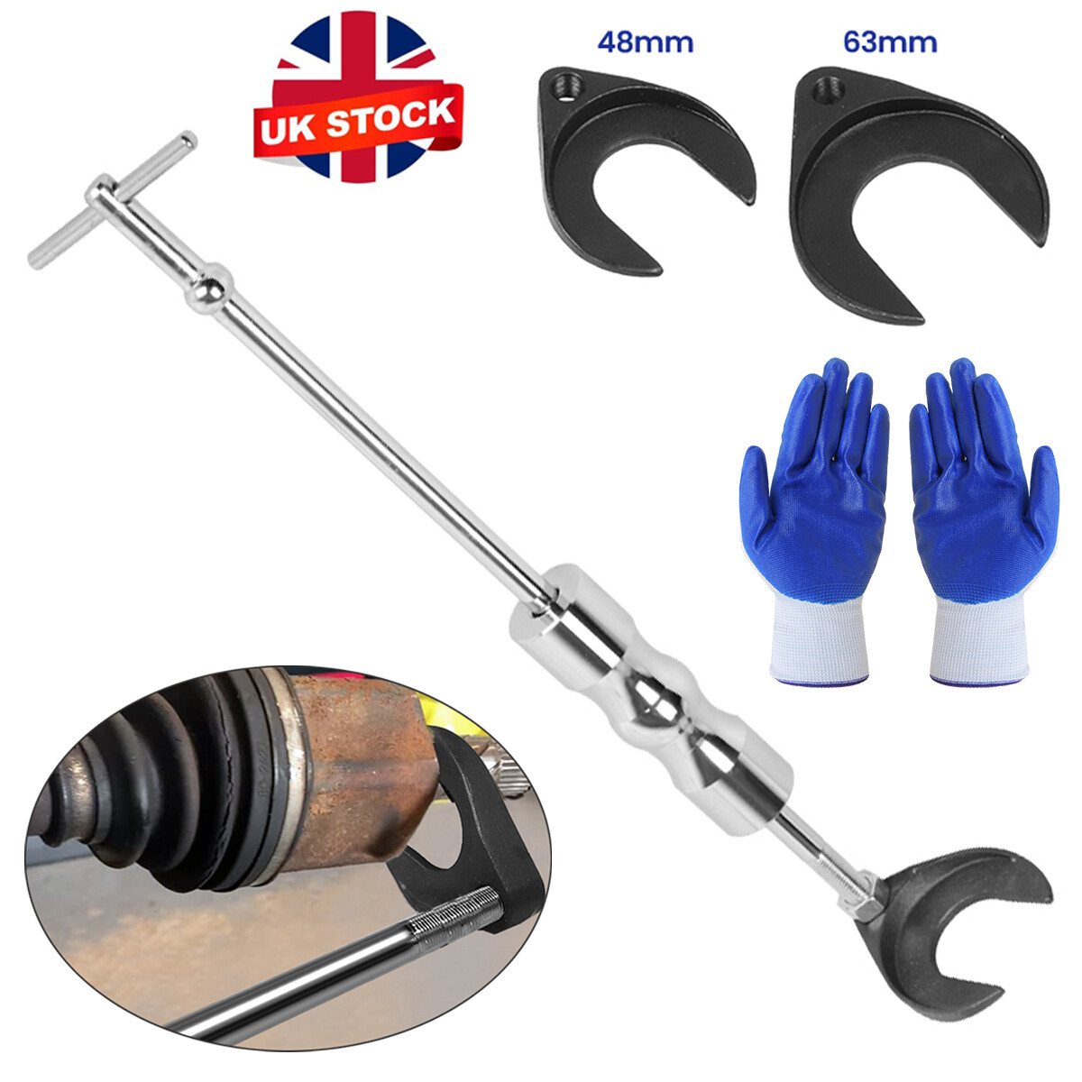 Front Wheel Drive Axle Half Shaft Remove Tool,Inner CV Joint - Foto 4