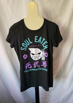 NWT  Soul Eater  Women T-shirt size Medium Graphic Black