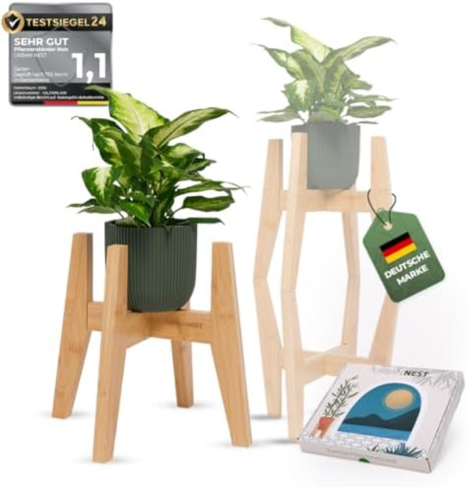 URBAN NEST Supporto per piante in legno regolabile e impilabile, di alta qualitÃ