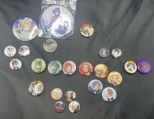 Lot of 24 Anime Pins and Badges