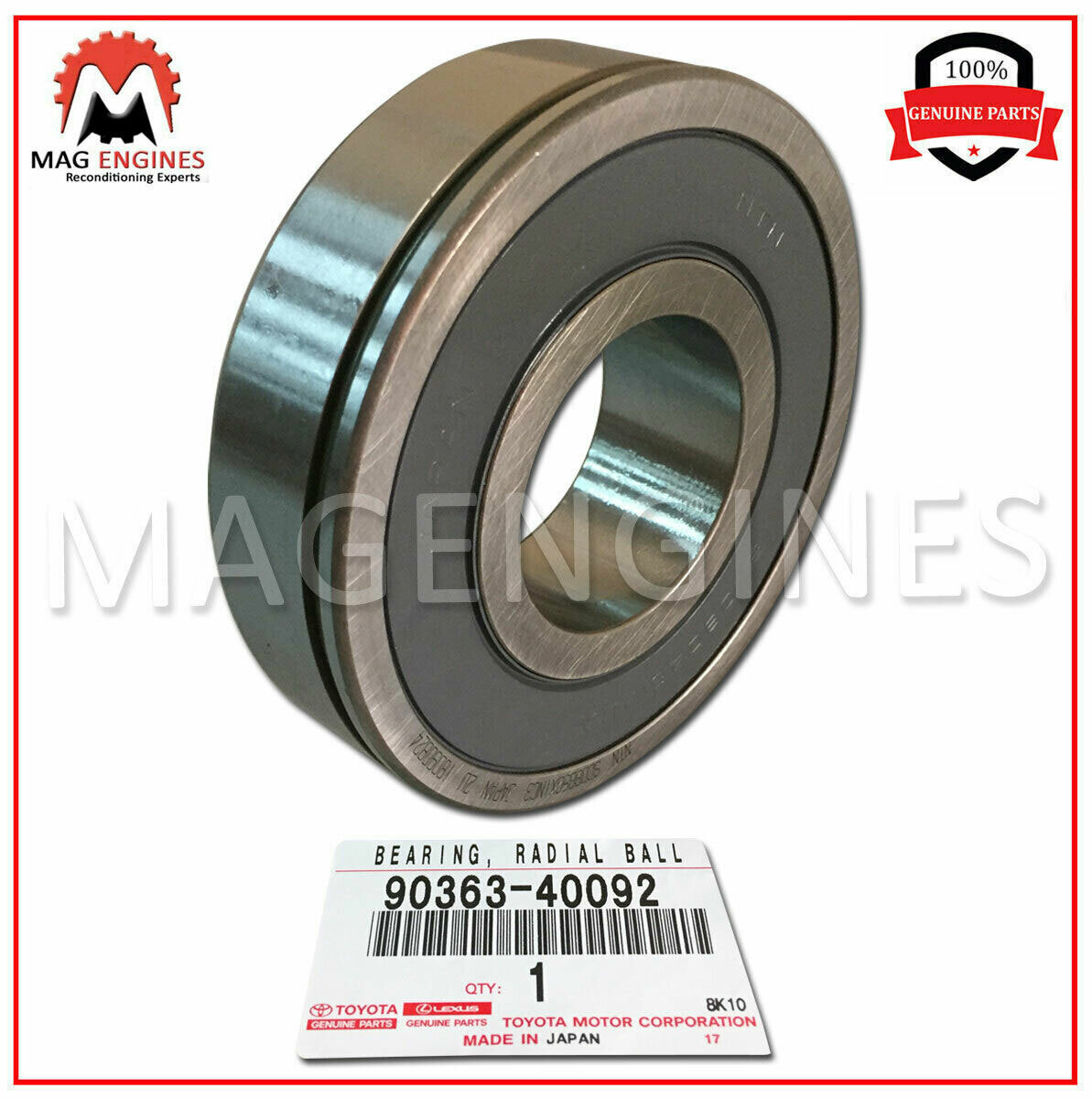 90363-40092 GENUINE OEM BEARING RADIAL BALL 9036340092 | eBay