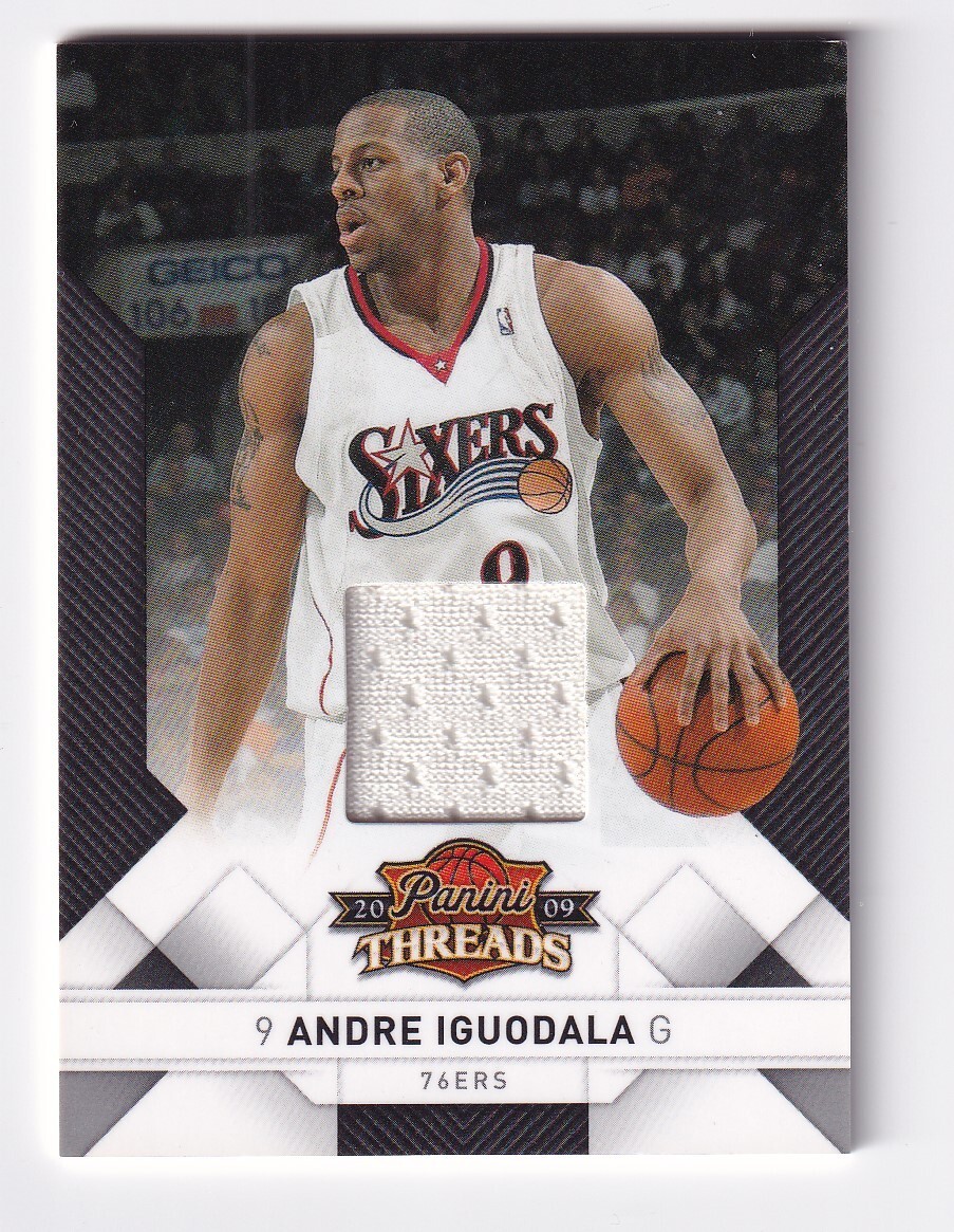 Andre Iguodala 2009-10 Panini Threads Numbered Card# 29 76ers 75/100 LB