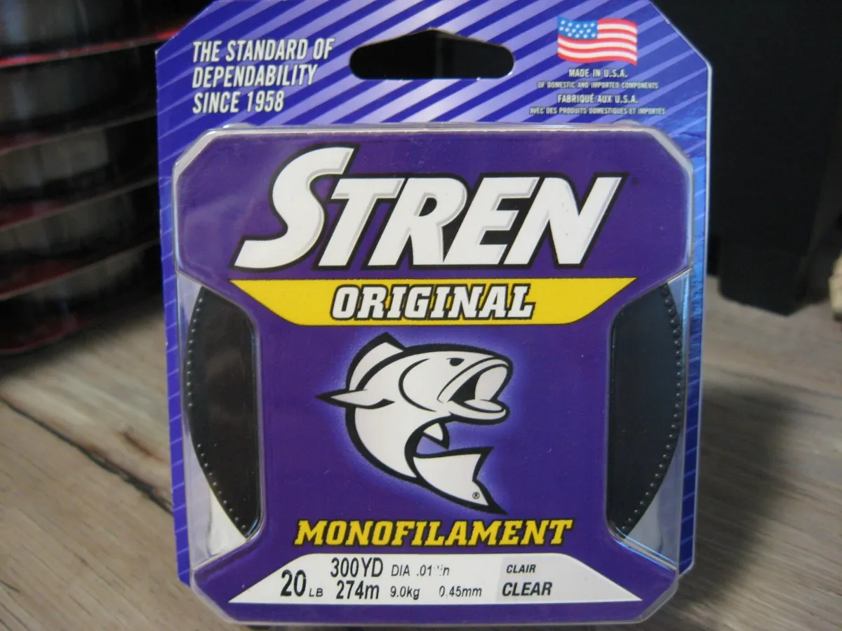 Stren Original Monofilament Fishing Line 20 LB 300 Yards Clear