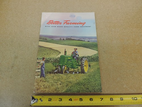 1949 John Deere Better Farming tractor combine EQUIPMENT catalog sales brochure - Picture 1 of 8