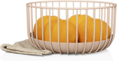 Fruit Basket - Scandinavian Minimal Design - Metal Steel Wire Decor Basket with 