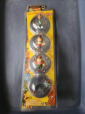 Nicktoons Jimmy Neutron Mini Figure Pack Sheen Carl Goddard Viacom NEW