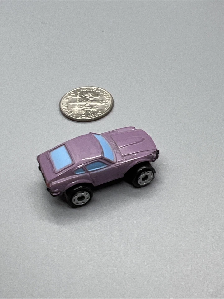 老式微型机器 DATSUN 240Z 迷你汽车 GALOOB 1994 紫色 240 Z 260 280 — 第 3/4 张图片