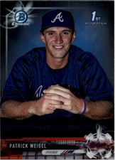 2017 Bowman Chrome Prospects #BCP74 Patrick Weigel - BB