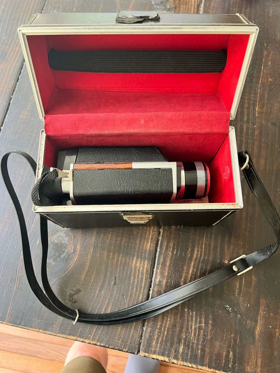 Kodak XL360 8mm Movie Camera With Case Made in the USA (1974-1978