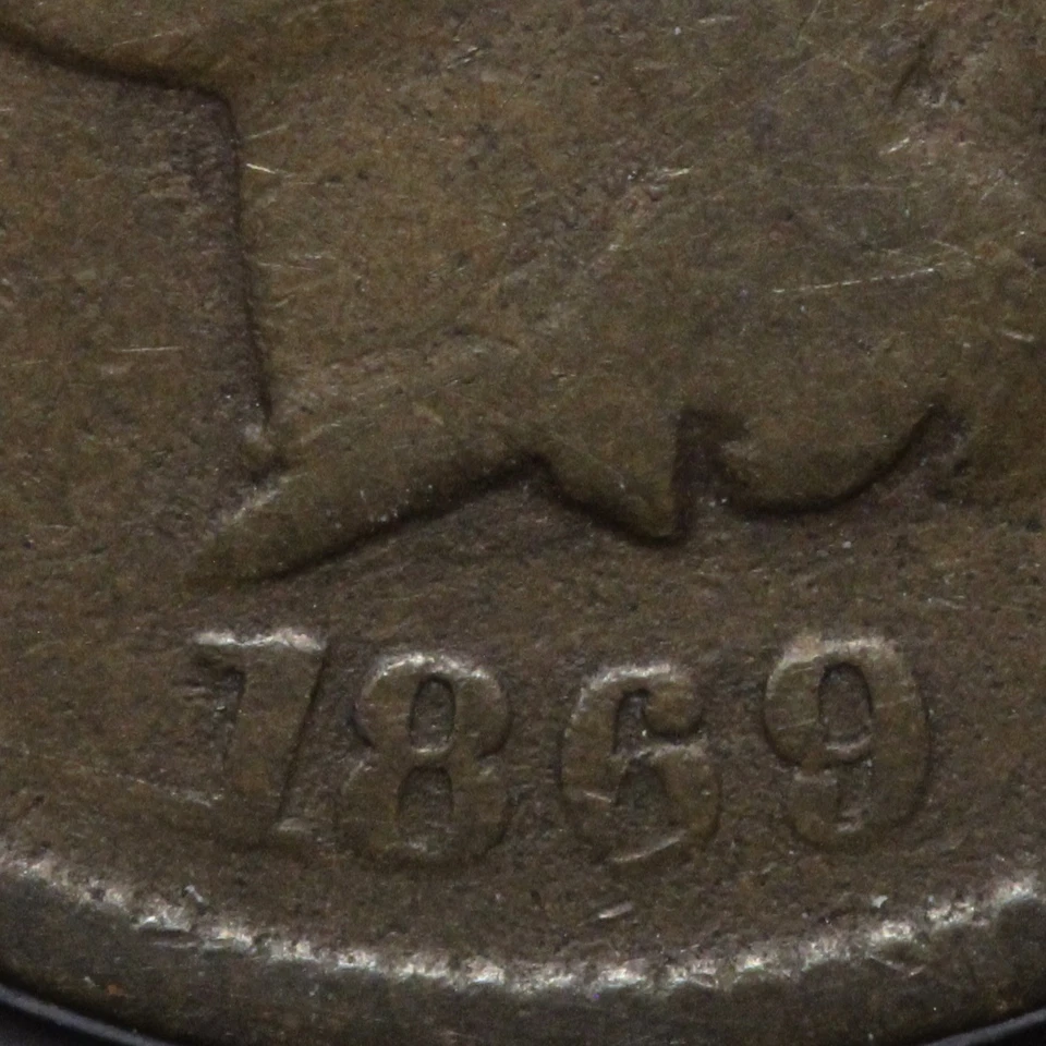 Centavo cabeza india 1869/9 en muy buen estado+ E116 SQBB Foto 2 de 3