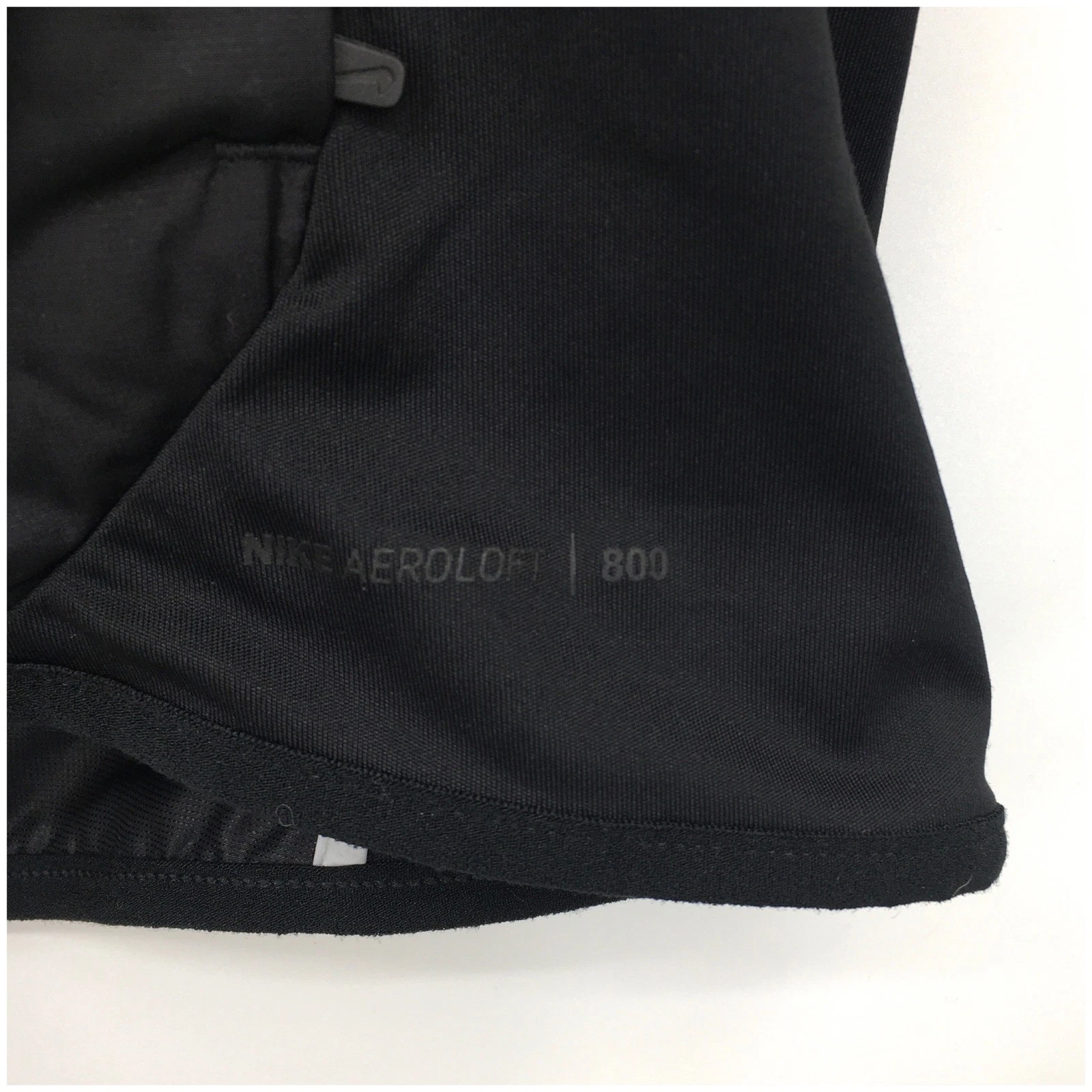 Nike Aeroloft 800 Running Down Vest Mens Medium Black Puffer Full Zip 800497-010 image 3