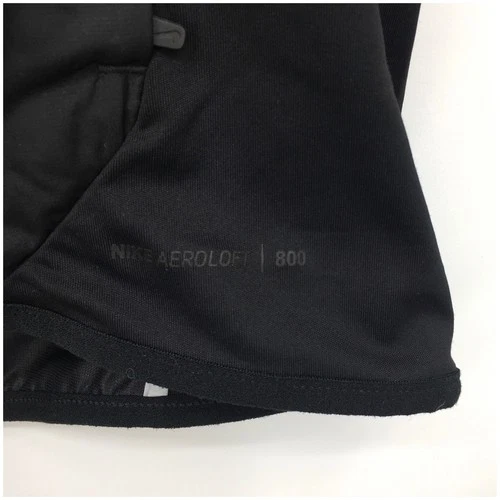 Nike Aeroloft 800 Running Down Vest Mens Medium Black Puffer Full Zip 800497-010 image 3