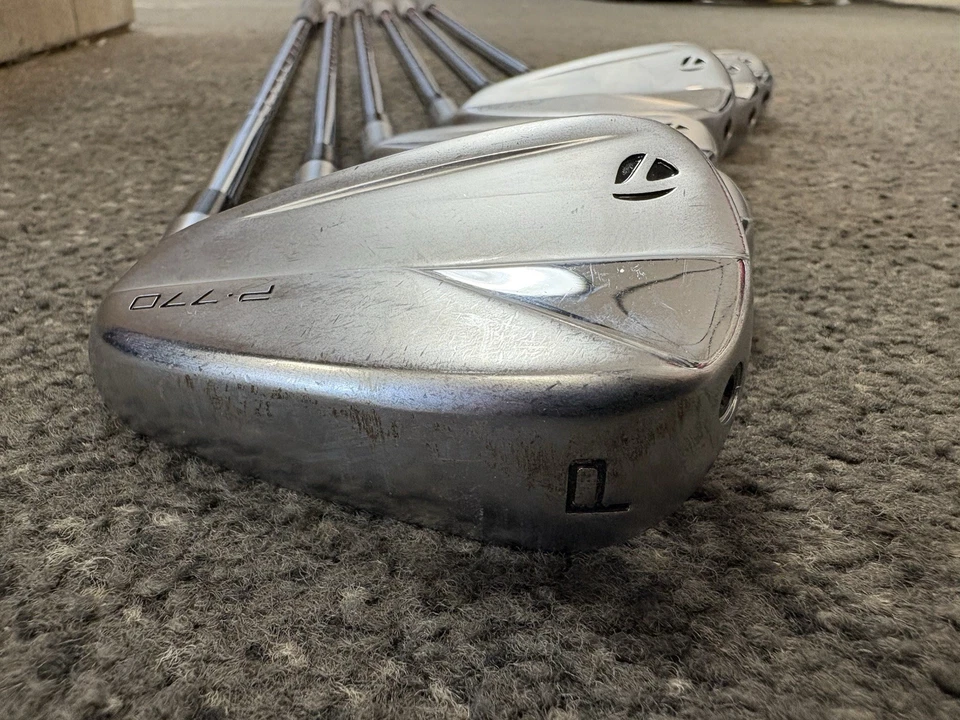 2023 Taylormade P-770 Forged 4-PW Iron Set KBS Tour Stiff *MISSING 8* - Image 2 of 4