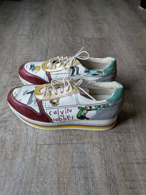 Girotti Women's Calvin And Hobbes Platform Shoes Sneakers EU 41 US 10 