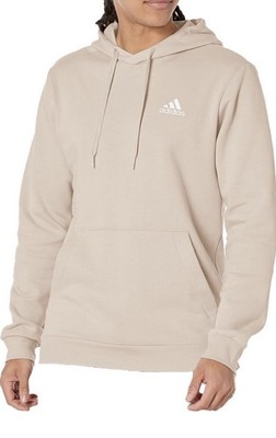 Adidas Essentials Fleece Hoodie Feelcozy HD Beige IL3294 Size 2XL NWT