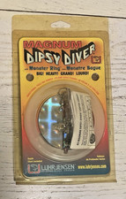 Magnum Dipsy Diver Luhr Jensen Monster Ring Clear Silver Depth Chart NEW