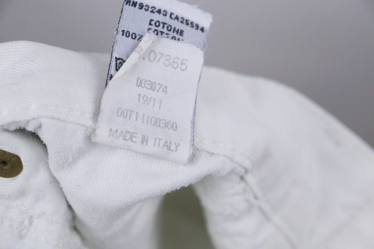 DIESEL Denim White Regular Straight Basic Jeans S… - image 17