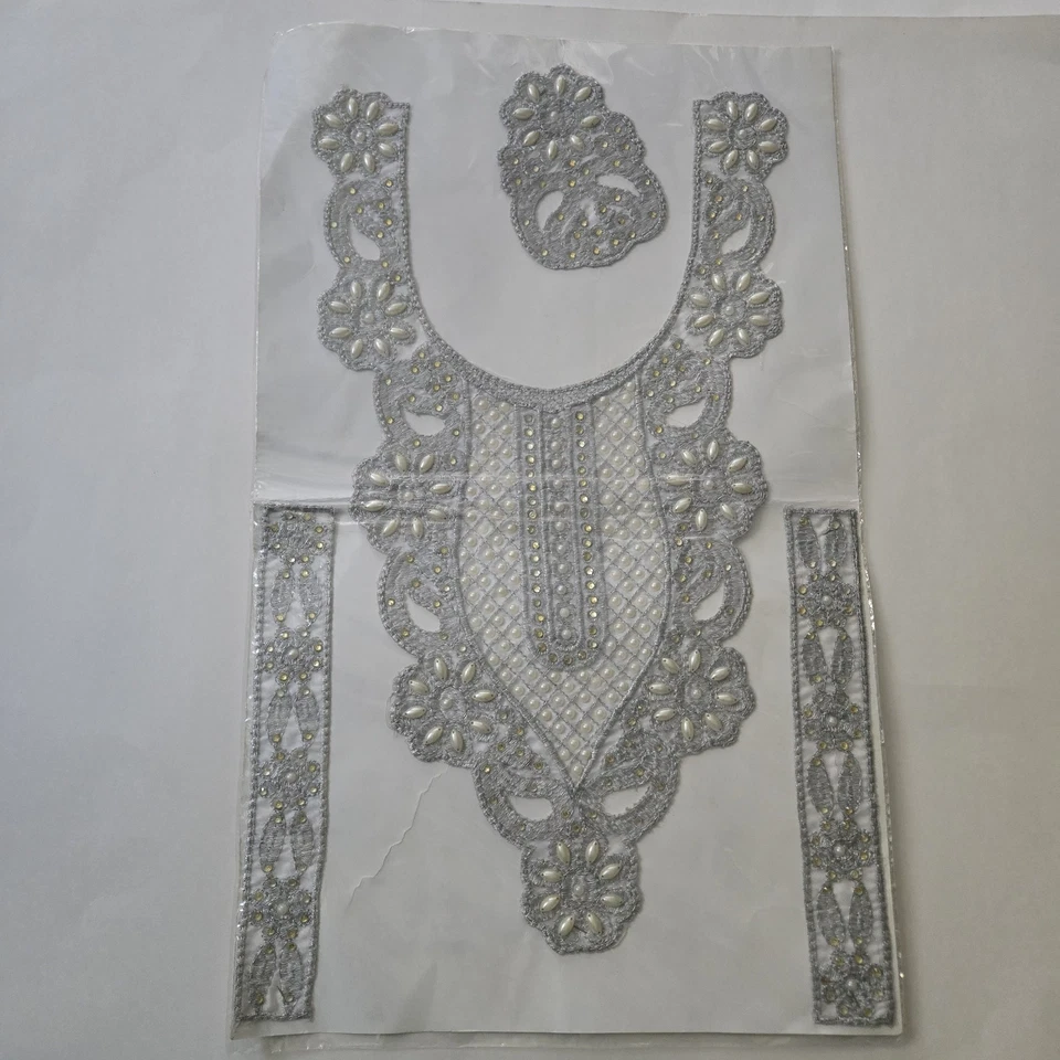 Paquete de apliques bordados de 5 piezas - Nuevo, sin coser - Perfecto para hágalo usted mismo y étnico Foto 4 de 4