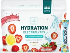 Electrolytes Hydration Packets - Keto Recovery Powder with Potassium, Magnesium