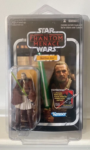 Star Wars: Vintage Collection Qui-Gon Jinn, VC75 Unpunched w/ Case