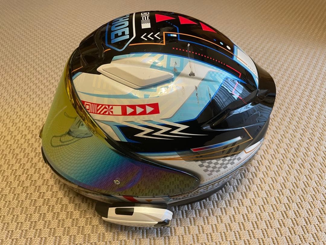 SHOEI Z8 Full Face Helmet M Size with BCOM ONE Intercom Black