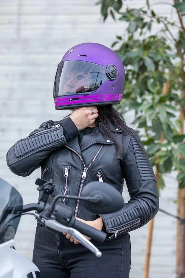 Torc Newport T1 Retro Helmet Vintage Style Fiberglass DOT Approved XS-2XL - Image 4 of 4