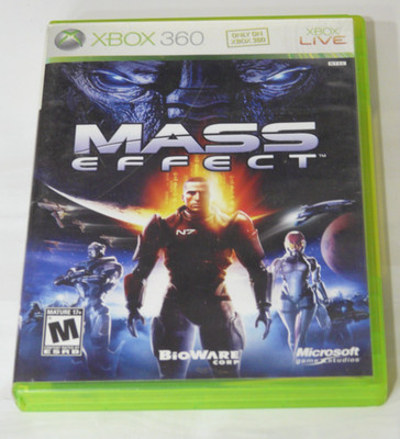 Mass Effect Xbox 360 (2007) Microsoft Very Good Complete & Tested Video Game