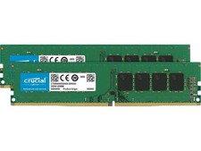 Crucial 32GB 2X 16GB DDR4 2666MHz PC4-21300 ECC UDIMM RAM Memory Brand New 