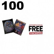 100 Clear 2 Disc Black Non Woven CPP Sleeves  DVD Booklet  1-3 DAYS