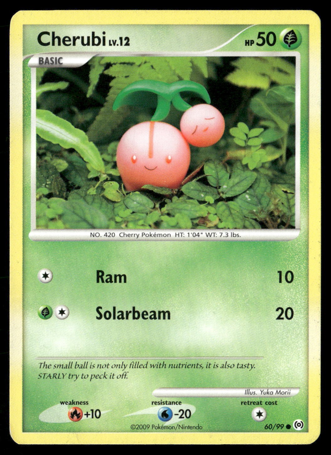 Cherubi 60/99 Common Arceus Pokemon LP