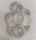 90% Junk Silver Coins $2.50 FV - Washington Quarters - PHL - DEN - SFO — photo 2