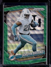 2025 Panini Prizm #129 Jordyn Brooks Green Wave