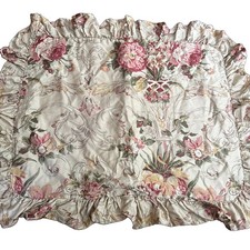Vintage Ralph Lauren Guinevere Aragon Ruffled Standard Sham Cotton Sateen