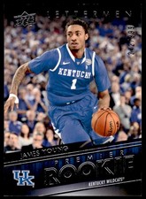 2014-15 Upper Deck Lettermen James Young Rookie /999 Kentucky