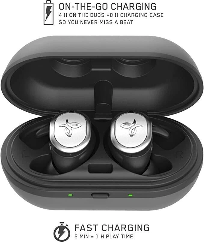 Jaybird RUN True Wireless Headphones,Secure Fit, Sweat-Proof Music+Calls - Image 3 of 4