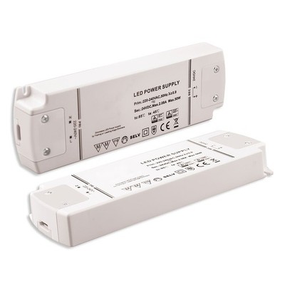 ISOLED 113929 LED Trafo 24V/DC, 0-50W, dimmbar (Spannungssenke), SELV