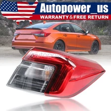 For 2022-2023 24 Honda Civic Sedan LED Rear Lamp Passenger Right Side Tail Light