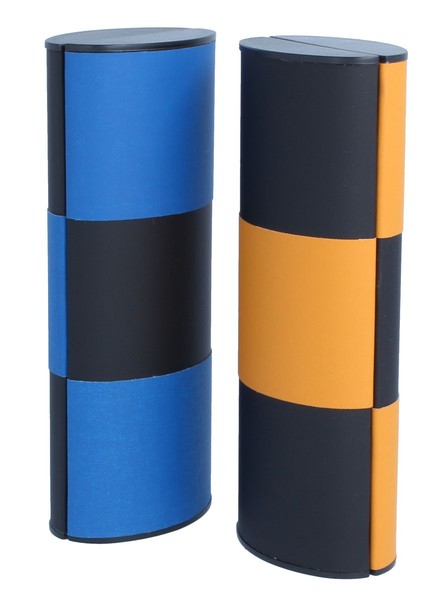 Zauberetui / Logic / Change Gross Schwarz - Orange/Blau | Brillenetui-image