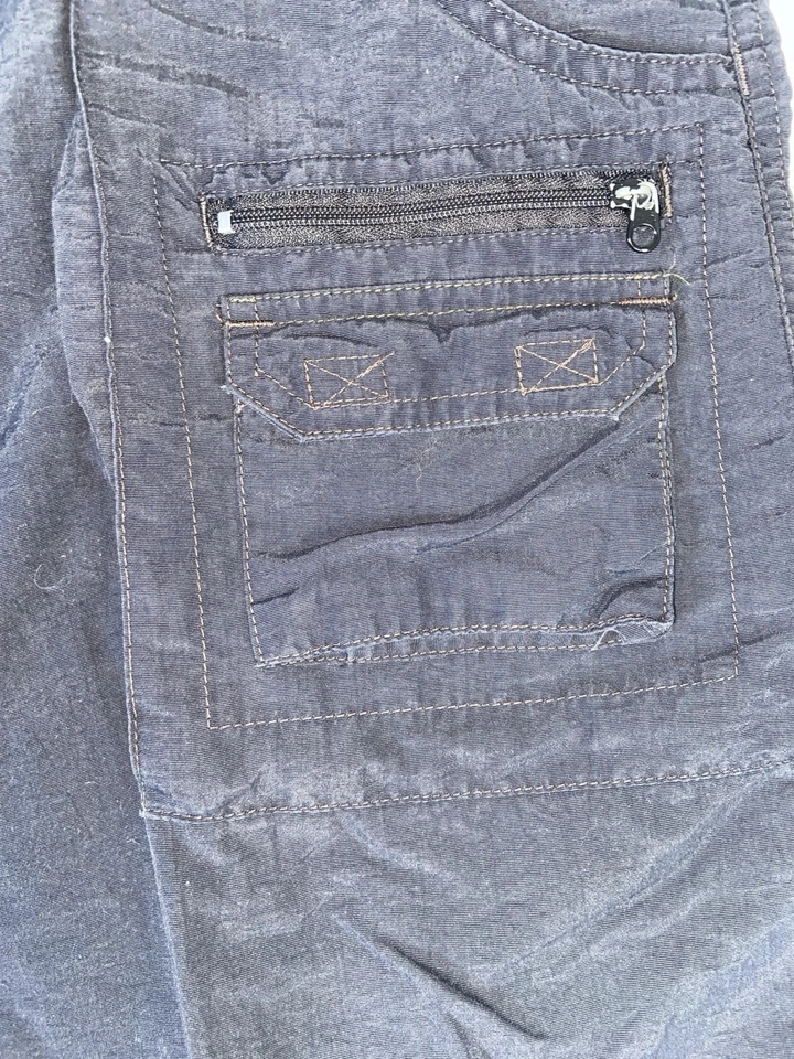 Lote 2 Pantalones Cortos de Carga World Wide Sportsman Para Mujer Azul Marino Nailon Senderismo/Pesca Talla 12 Foto 2 de 4