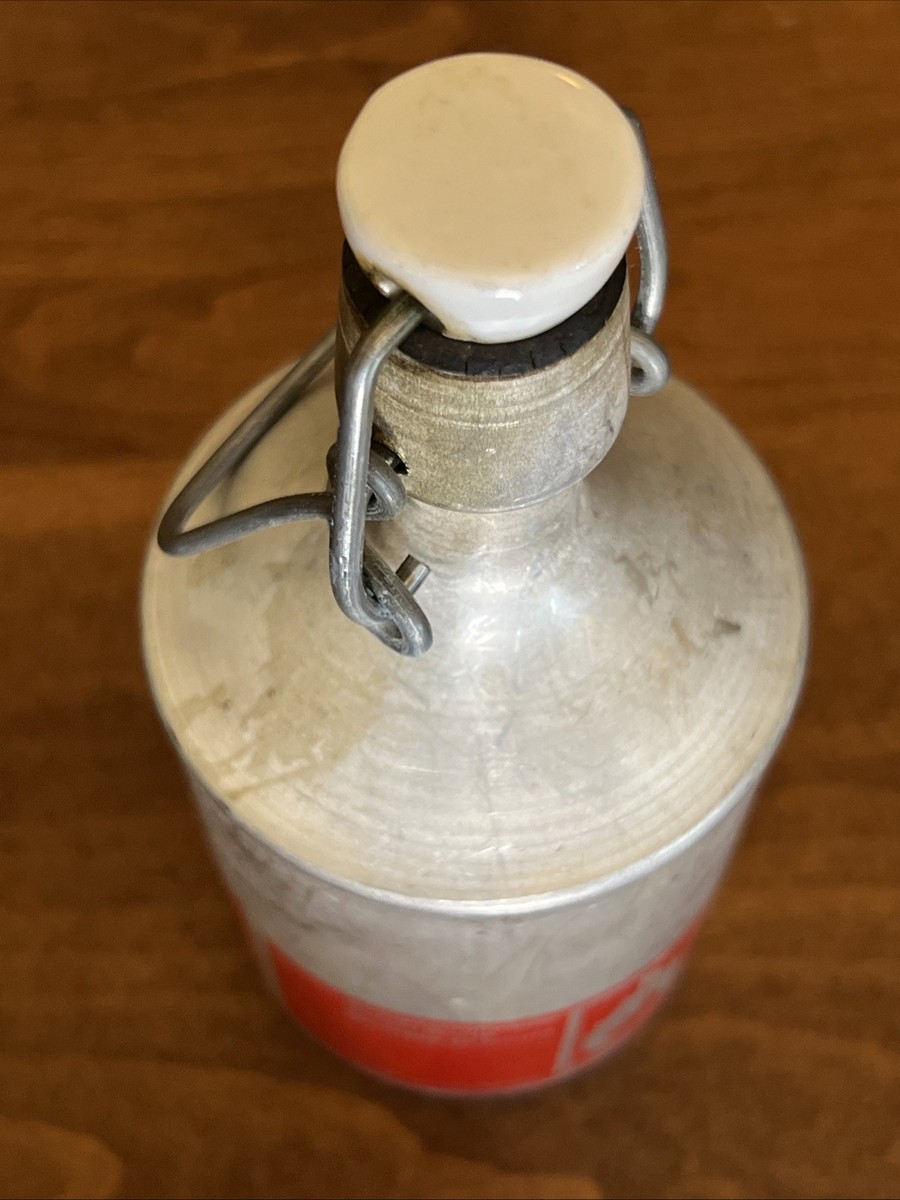 Vintage Markill Camp Fuel Bottle w/ Ceramic Swing Top, 7