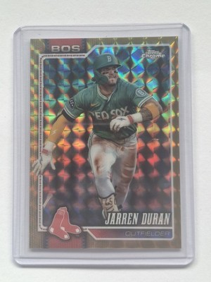 JARREN DURAN 2026 Topps Chrome True Gold Refractor 1/50 Boston Red Sox #95