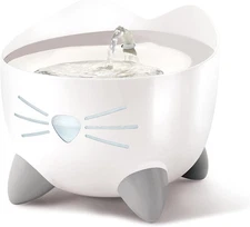 Catit PIXI Drinking Fountain – Cat Water Fountain with Triple Filter and Ergonom
