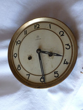 JUNGHANS  FEDERZUGWERK MIT DREI SCHLAGHAMMER-UHRWERK MESSING-WANDUHR-STANDUHR-