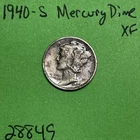 1940-S Mercury Dime 10c XF EF Extremely Fine 90% Silver US Coin Collectible