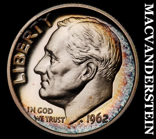 1962 Silver Roosevelt Dime-Choice Gem Proof Lustrous No Reserve #G7552